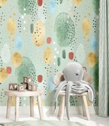 Tapeta abstrakcyjne plamy i kropki De Art s.c.