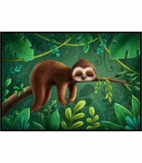 Plakat śpiący leniwiec De Art s.c.