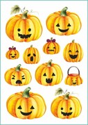Tatuaże tymczasowe dynia na Halloween De Art s.c.