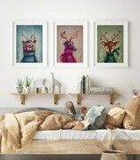 Zestaw plakatów zimowe portrety De Art s.c.