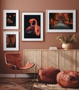 Zestaw plakatów z dodatkiem czerwieni De Art s.c.