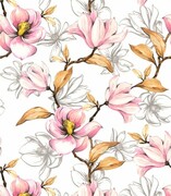 Próbka tapety magnolia malowana akwarelą De Art s.c.