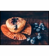 Plakat jagodowe babeczki De Art s.c.