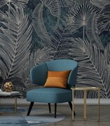 Fototapeta dark tropical leaves De Art s.c.