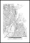 Plakat plan Kopenhagi De Art s.c.