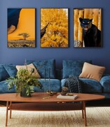 Zestaw plakatów na pomarańczowo De Art s.c.