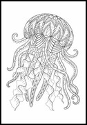 Kolorowanka antystresowa meduza De Art s.c.