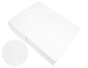 Prześcieradło z gumką frotte Bielbaw 100x200 białe GRENO