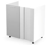 Szafka kuchenna narożna pod zlew 80 VENTO DKN-100/82 jasnoszary połysk HALMAR