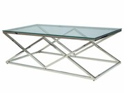 Ława ZEGNA A 120x60 srebrna SIGNAL