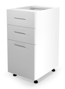 Szafka kuchenna stojąca 40 VENTO D3S-40/82 biały połysk HALMAR