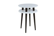 Stolik kawowy UFO HIGH 45x45 jasnoszary/czarny RAGABA