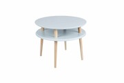 Stolik kawowy UFO MEDIUM 57x57 jasnoszary RAGABA