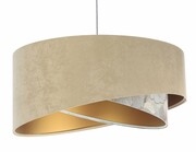 Lampa wisząca SAND FLOWER 1 beżowa/złota BPS KONCEPT