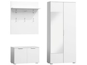 Szafa + szafka na buty + wieszak P-005 biały SIGNAL