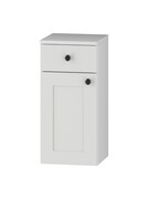 Szafka łazienkowa SENJA D30 S/1 P/L z blatem biała STOLKAR