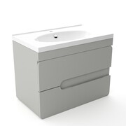 Szafka pod umywalkę LOFT 80 szary mat 4STOL