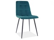 Krzesło MILA MATT VELVET turkusowe SIGNAL