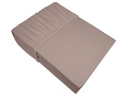 Prześcieradło z gumką Jersey Frotex 160x200 cafe GRENO
