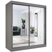 Szafa przesuwna MODUO COMFORT 180 antracyt z dwoma lustrami MKPOL