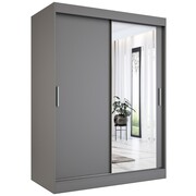 Szafa przesuwna MODUO COMFORT 150 antracyt z lustrem po prawej MKPOL