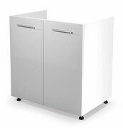 Szafka pod zlew 80 VENTO DK-80/82 biały połysk HALMAR