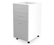 Szafka kuchenna stojąca 40 VENTO D3S-40/82 jasnoszary połysk HALMAR