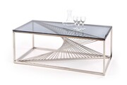 Ława INFINITY 120x60 dymiona/srebrny HALMAR