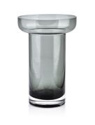 Wazon szklany SERENITE DESIGN 15x23 cm szary MONDEX