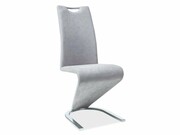 Krzesło H-090 szare tkanina/chrom SIGNAL