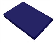 Prześcieradło satynowe 160x210 granatowe bez gumki GRENO