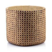 Osłonka ceramiczna ROSITA Ø 26x24cm naturalna MONDEX
