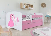 Łóżko dziecięce BABY DREAMS księżniczka i konik 160x80 KOCOT KIDS
