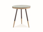 Ława VEGA C 45x45 biała/czarna SIGNAL