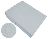 Prześcieradło z gumką frotte Bielbaw 220x200 szare GRENO