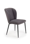 Krzesło K399 VELVET szare HALMAR