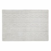 Dywan dziecięcy TRENZAS SOFT GREY 120x160 szary LORENA CANALS