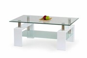 Ława DIANA H 110x60 biały połysk HALMAR