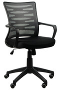 Fotel biurowy KB-2022 szary/czarny STEMA