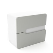 Szafka pod umywalkę nablatową LOFT 60 szary mat/biały mat 4STOL