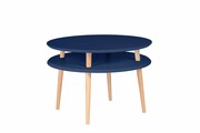 Stolik kawowy UFO MEDIUM 57x57 granatowy RAGABA