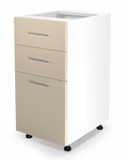 Szafka kuchenna stojąca 40 VENTO D3S-40/82 beżowy połysk HALMAR