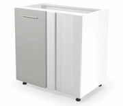 Szafka kuchenna narożna 100(80) VENTO DN-100/82 jasnoszary połysk HALMAR