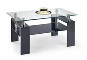 Ława DIANA H 110x60 czarny połysk HALMAR
