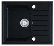 Zlewozmywak granitowy ALAROS czarny HALMAR