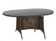 Stół MASTER 150x90 czarny/brązowy HALMAR