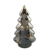 Choinka dekoracyjna z LED SANTA LILA 11,5x8,5xh19,5cm MONDEX