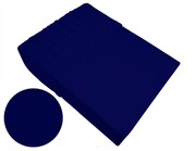 Prześcieradło frotte Bielbaw 180x200 granatowe GRENO