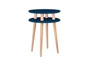 Stolik kawowy UFO HIGH 45x45 petrol blue RAGABA