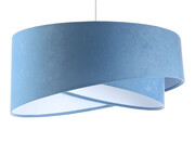 Lampa wisząca GEMSTONE błękitna/biała BPS KONCEPT